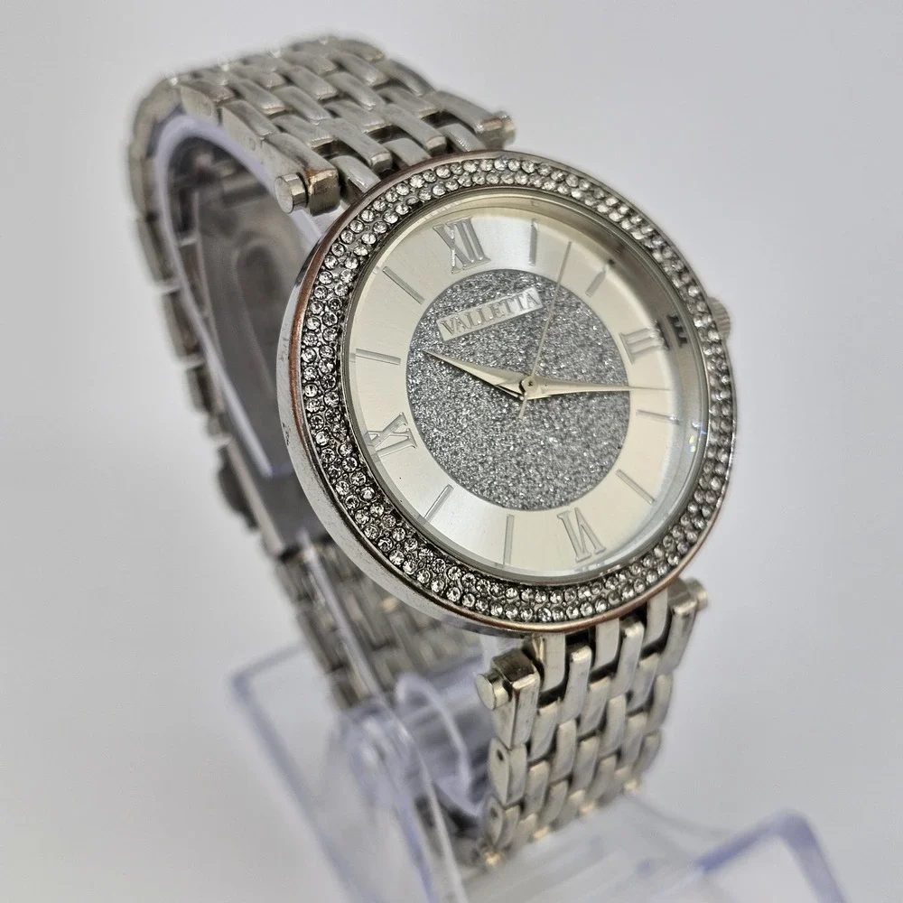 40MM Women's Analog Watch Gray‎ Dial Gray Bracelet Band 6.5